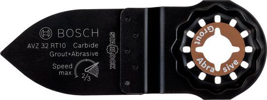 Bosch AVZ 32 RT10 CARBIDE schuurvinger - 32 x 50 mm - Voor hout en metaal