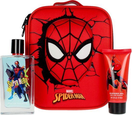 Air-Val Spiderman Zip Case EDT 100 ml + Shower Gel 60 ml 100 ml