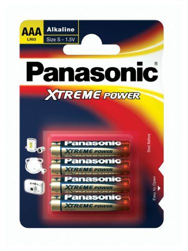 Panasonic 2255 Batterij Pro Power AAA,4er Pack,Zwart