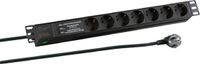 EFB Elektronik EK631DE.3GR stekkerdoos 2 meter 7-voudig Licht Grijs