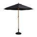 Bolero CB514 Ronde Parasol, Maat: 2.5 m Diameter, Kleur: Zwart