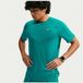 Nike Stride T-shirt de course à pied Homme - bleu pétrole, argent, Taille S
