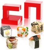 Rice Cube Sushimaker Rood Kunststof