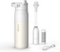 BRITA LARQ iQ Digitale Waterfilterfles - Wit - 680ml - RVS Drinkfles met hydratatie tracking app, actieve koolstofwaterfilter & UV-C