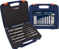 Rotec HSS-E uni.fr.set '605', ongec.ø4-20 DIN844, Z3, 10dlg.ABS