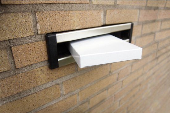 Raadhuis Brievenbusdoos - 165x255x28mm - wit - RD-351104-5