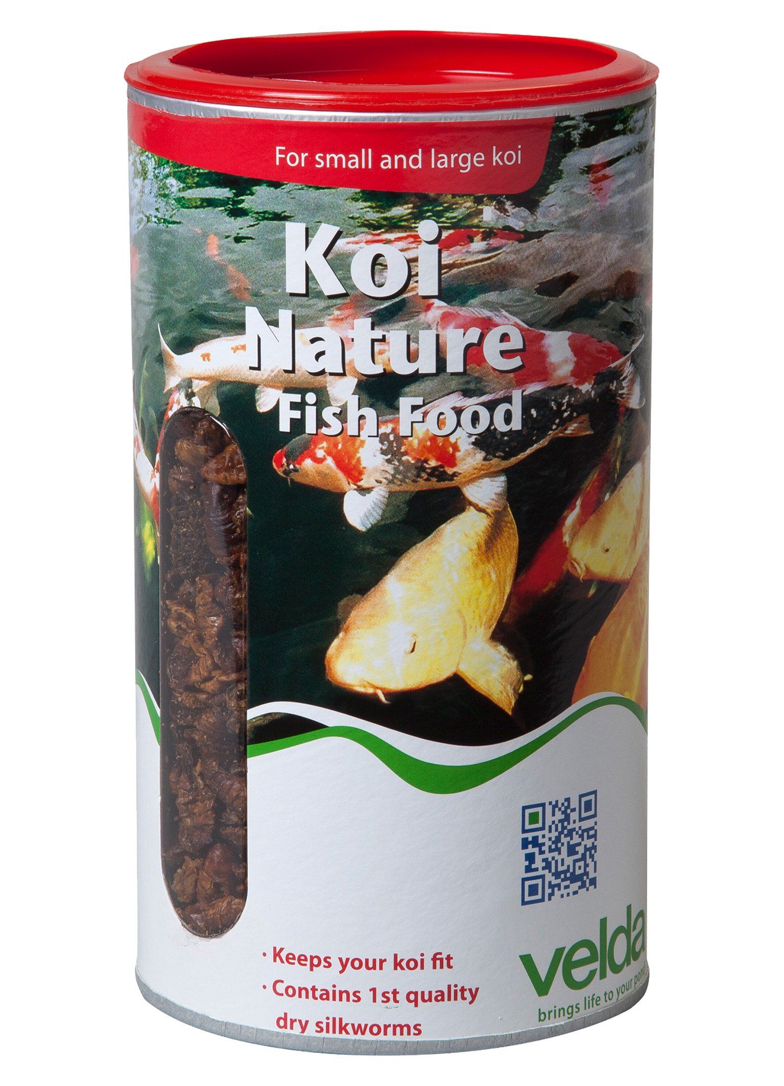 Velda Koi Nature Fish Food - 800 gr - 2500 ml - Visvoer