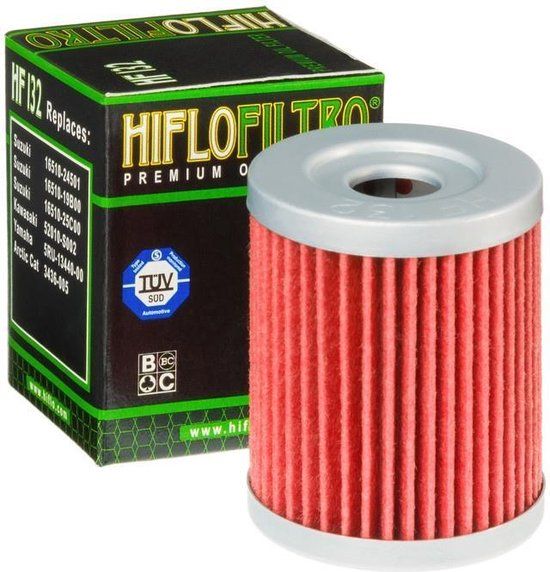 Hiflofiltro Oliefilter voor Suzuki 250 LT Quad 1985-2002 Rood
