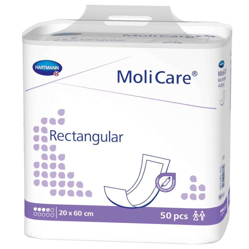 MoliCare Rectangular 4 - 20x60cm - 50 stuks