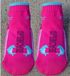 Ewers Beachies aquasokken/strandsokken/surfschoentjes met stevige antislipzool fuchsia met dolfijnen-34/36