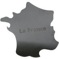 Frankrijk Dopjesopener Metalen Kaart Originele Flesopener Zwart
