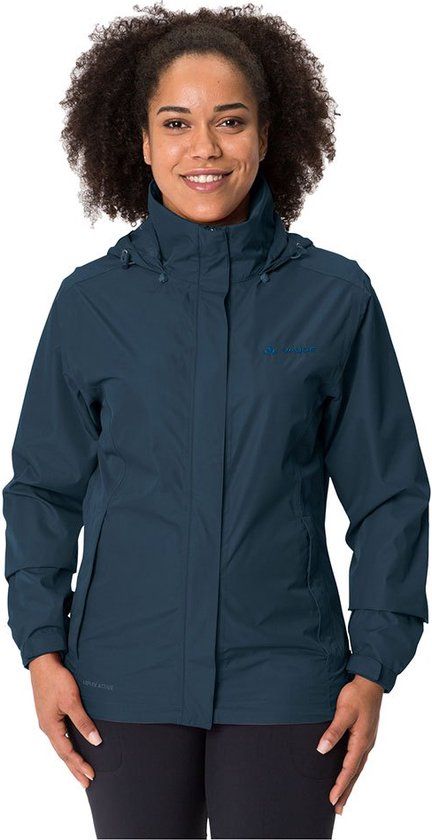 Vaude Escape Light Dames Regenjas Dark Sea 36