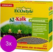 ECOSTYLE Az-Kalk 20 m2 - Kalk - 3 x 2 kg