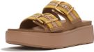 FitFlop Gen-FF Max Buckle Stripe-Webbing Two-Bar Slides BRUIN - Maat 43