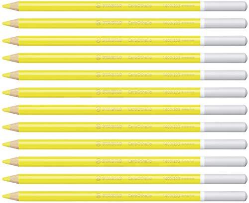 Stabilo Pastelkrijtstift - CarbOthello -12 stuks - neutraal geel