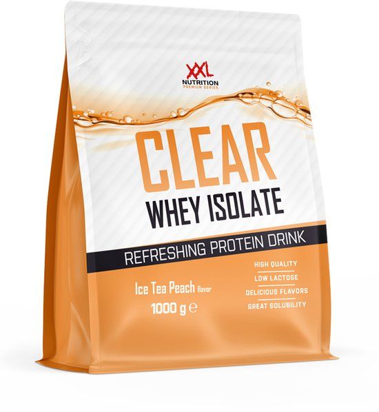 XXL Nutrition Clear Whey Isolate - Ice Tea Peach - Eiwitpoeder - 1000 g