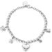 Brosway Chakra BHKB167 Roestvrij Staal Armband met Bedels en Kristallen - Zilverkleurig