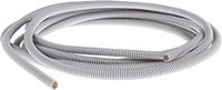 RS PRO Lege buis kunststof, Ø 10 mm nom. flexibel, grijs A ø 10,2 mm I ø 7,4 mm x 5 m IP55, verpakking van 5 meter