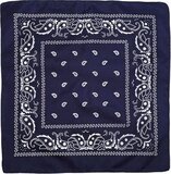 Fako Fashion® Bandana - Paisley - Navy Blauw - Unisex