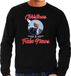 Bellatio Decorations Bol Trump Christmas is fake news - foute Kerst sweater / kersttrui - zwart - voor heren - Donald Kerst outfit L