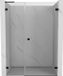 Mexen Lunar-B-L porte de douche pivotante droite 135 cm, transparent, noir