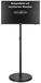 Support TV mobile, réglable en hauteur, VESA 75/100, adapté aux écrans de 16-32 pouces, noir