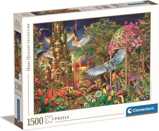 Clementoni Puzzel - Woodland Fantasy Garden 1500 Stukjes