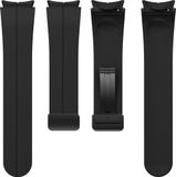 Strap-it Bracelet de montre connectée en silicone - Convient pour Samsung Galaxy Watch 5 40mm bracelet de sport magnétique - noir