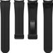Strap-it Bracelet de montre connectée en silicone - Convient pour Samsung Galaxy Watch 5 40mm bracelet de sport magnétique - noir