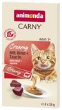 Carny Creamy Adult met rundvlees + taurine 6 x 16 g