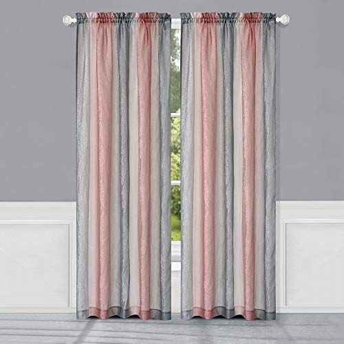 Achim Home Furnishings Blush Ombre Venster Gordijnpaneel - 50" x 63"
