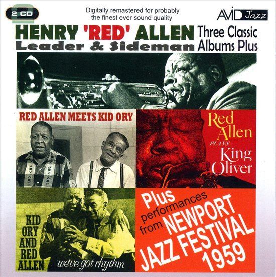 Bertus Distributie Avid Jazz Three Classic Albums Plus (Red Allen Meets Kid Ory)
