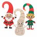 Baker Ross FC162 Houten kerst deurhangers - Pak van 5