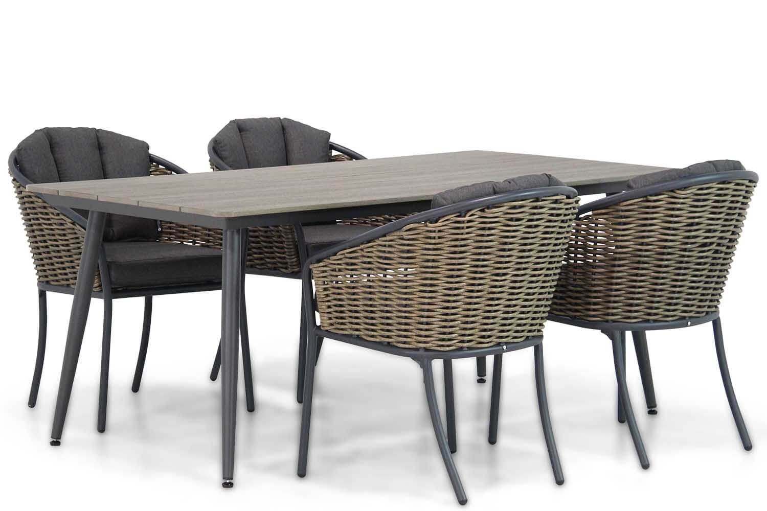 Santika Furniture Santika Tika/Matale 180 cm dining tuinset 5-delig