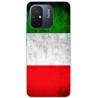 Xiaomi Drapeau italie bedrukt siliconen hoesje compatibel met Xiaomi Redmi 12C, Xiaomi Redmi 11A