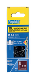 Rapid Blindklinknagels XL Ø 4 x 16 mm Zwart