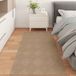 vidaXL AGIRA Tapis intérieur et extérieur Naturel 150 x 80 cm Polyester