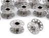 Cyclingcolors 10 x metalen naaimachinespoelen met gaten, 11,4 x 20,5 x 6,3 mm