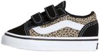 Vans Old Skool V Peuterschoenen Zwart/Luipaard EU 23 1/2 Kinderen
