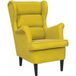 Maison Exclusive Fauteuil Jaune Moutarde Velours