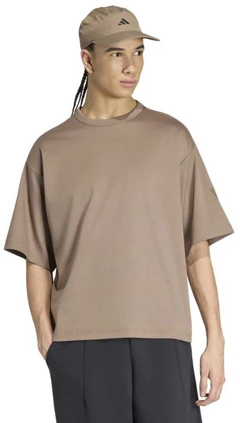 Adidas Soft Lux T-shirt Korte Mouwen Khaki Six M