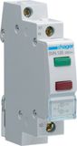 Hager LED lichtmelder 2-voudig groen / rood 230V AC 1PLE