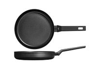 H&H All Blacks Aluminium Pan met Anti-aanbaklaag Pfluon, 24 cm, Inductie