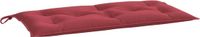 vidaXL Tuinbankkussen 100x50x7 cm Oxford stof Wijnrood