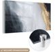 MuchoWow® Glass Painting 40x20 cm - Acrylic Glass - Abstract - Gold - Black - Marble - Wall Decoration