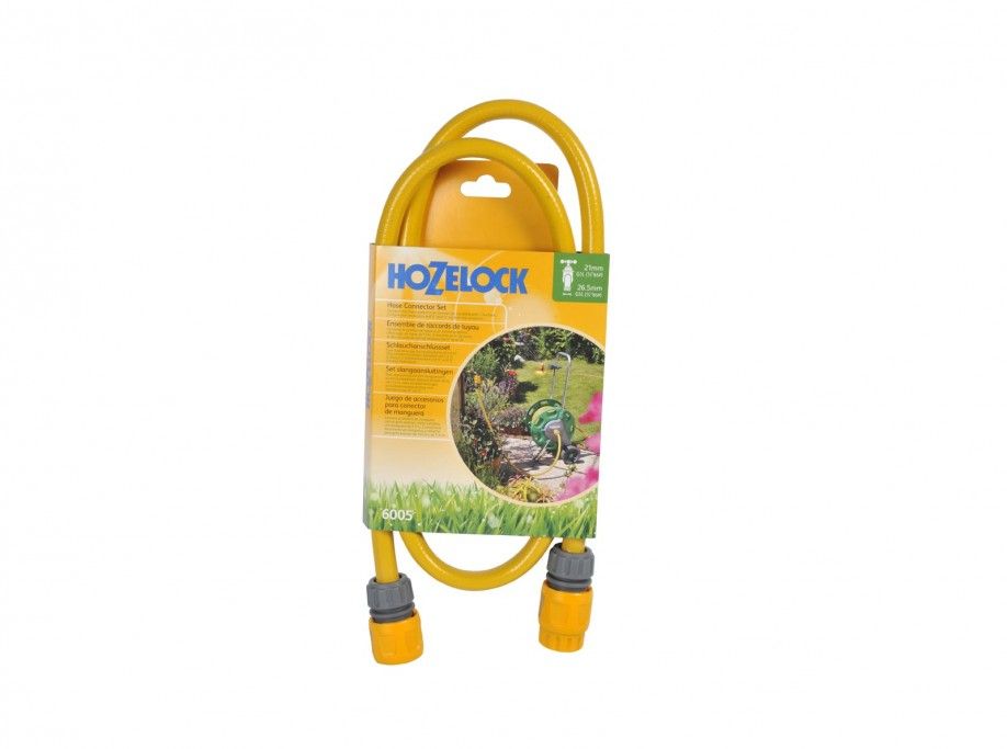 Hozelock Slang aansluitset 1.5m - Grijs/Geel - PVC