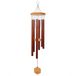 UpBlend Outdoors Windgong voor buiten - 29" koperrode windgong buiten, zen-tuingong voor buiten, tinnen windchime, decoratie windgong voor moeder, oma, geschenken voor haar