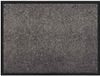 vidaXL Deurmat lichtgrijs 60 x 80 x 1.2 cm Teddy stof