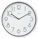 Hama Corsica Wandklok Rond Zwart/Wit