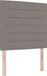 vidaXL - LED Box Spring Bed with Headboard Taupe 80 x 200 cm Fabric